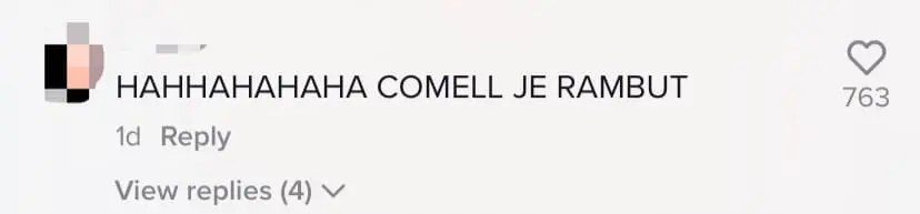 Netizen reply to Ariff on his Kim Jung Un look hairstyle 2