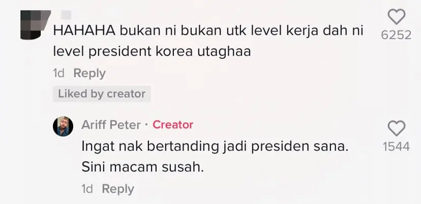 Netizen reply to Ariff on his Kim Jung Un look hairstyle 5