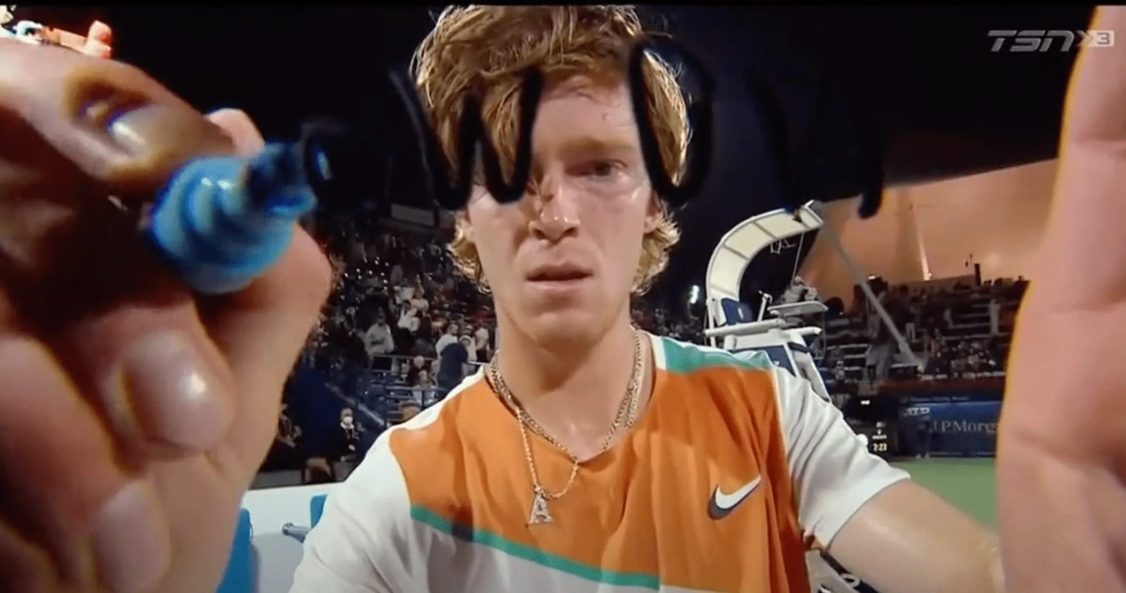 No war please by Russian Tennis Player