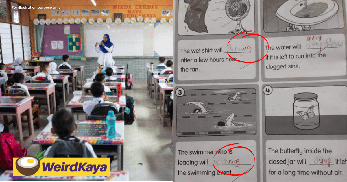 Oh my English! Teacher's awful marking of English paper leaves netizens dumbfounded