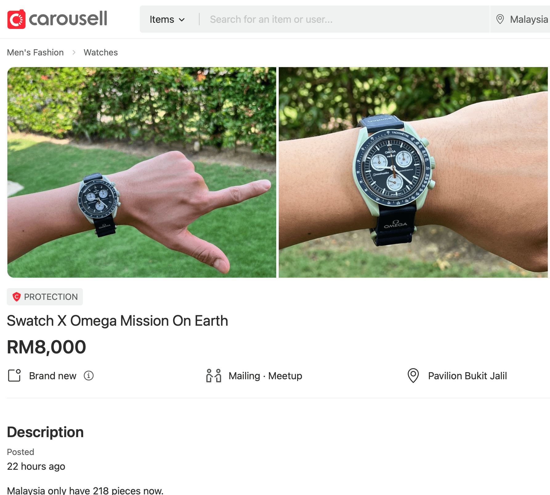 Omega Swatch goes on carousell for RM8,000 003