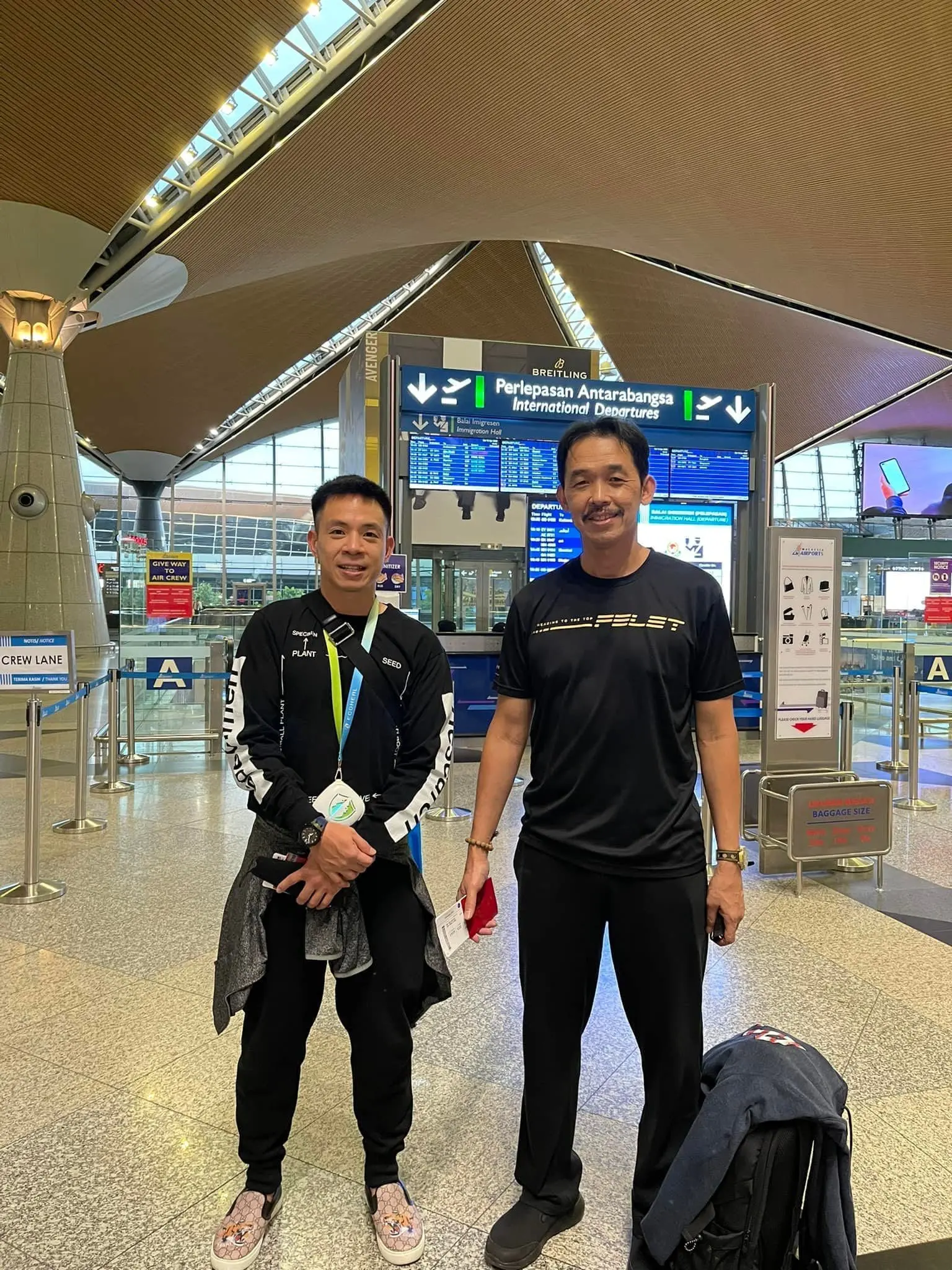 Paralympic champion Cheah Liek Hou and Rashid Sidek