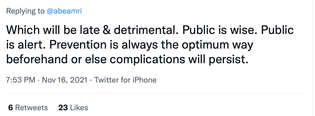 Response to Azfar Kamal tweet 02