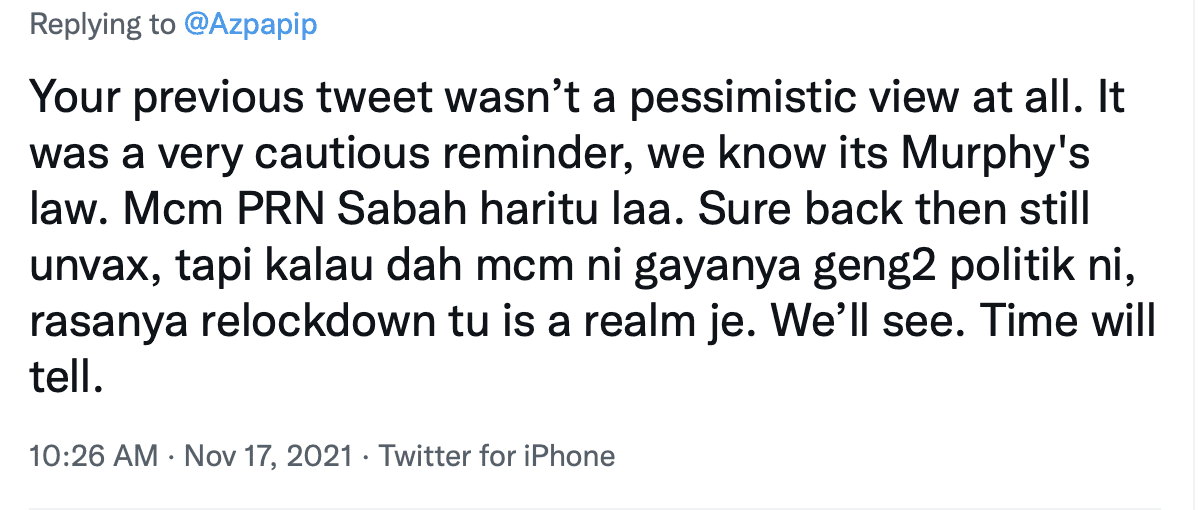 Response to Azfar Kamal tweet 04
