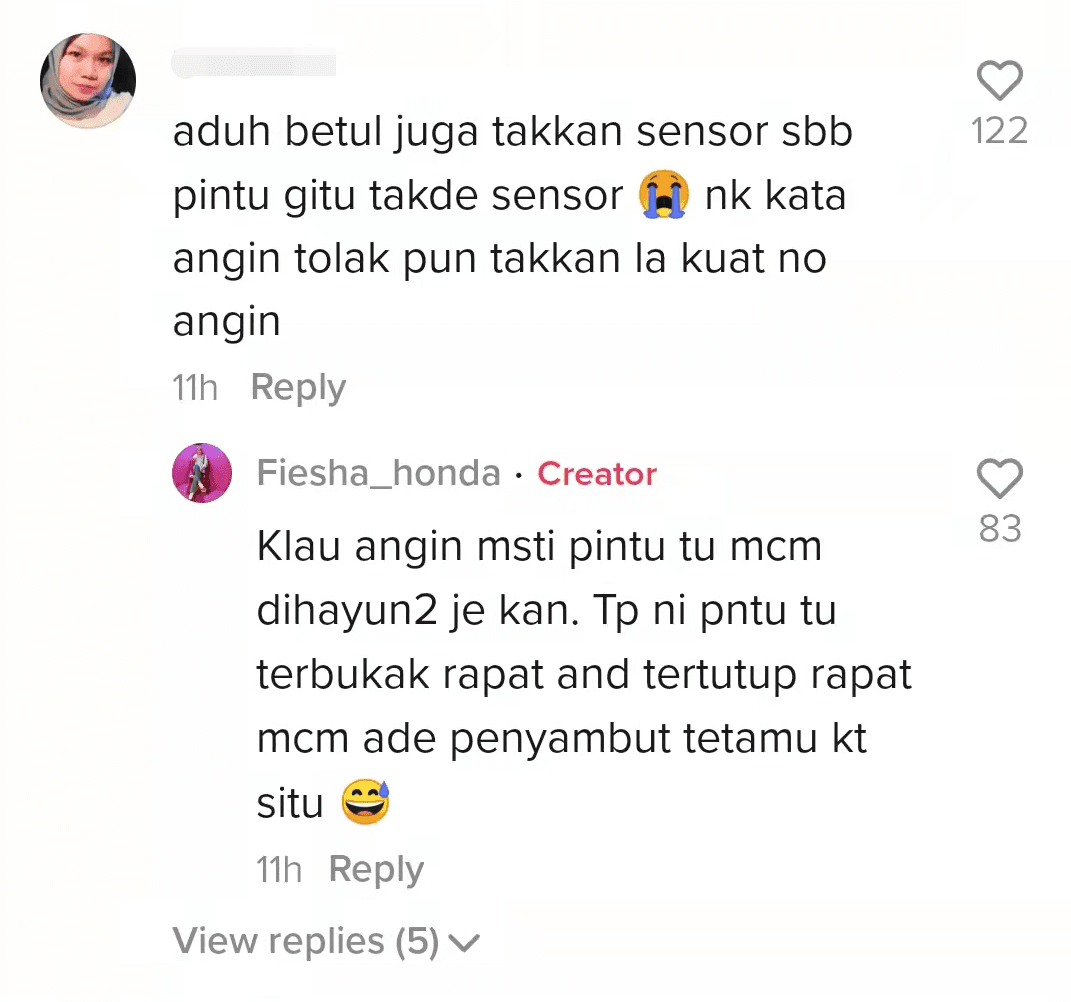 Netizen spots glass door opening and closing on its own at Lalaport Bukit Bintang