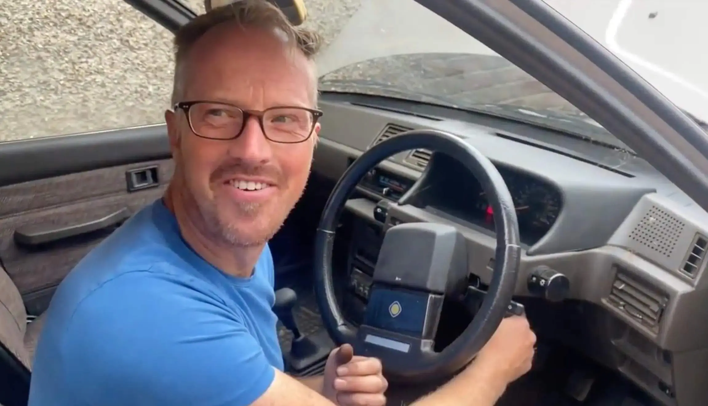 Proton Saga Vintage car found in UK