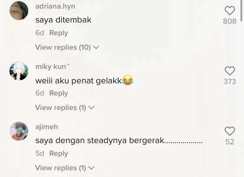 Squid game TikTok comment section (2)