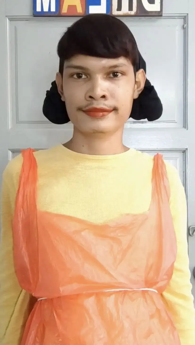 The iconic 'Red Light, Green Light' doll in Squid Game. 