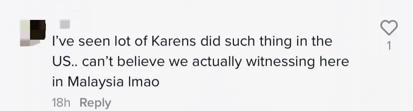 Sri petaling karen comment 3