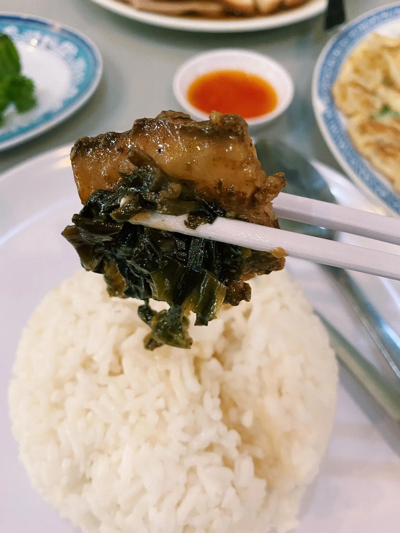Stewed Pork Belly with Mui Choy Teochew Laoer