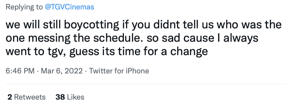 TGV batman restart after 45 minutes comment 01