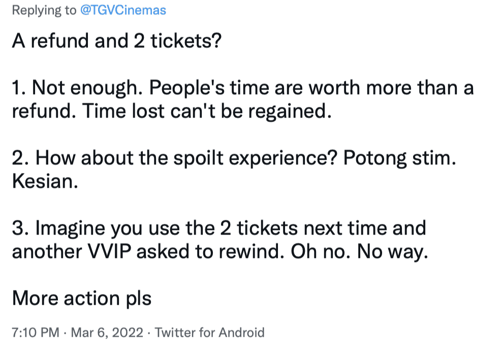 TGV batman restart after 45 minutes comment 03