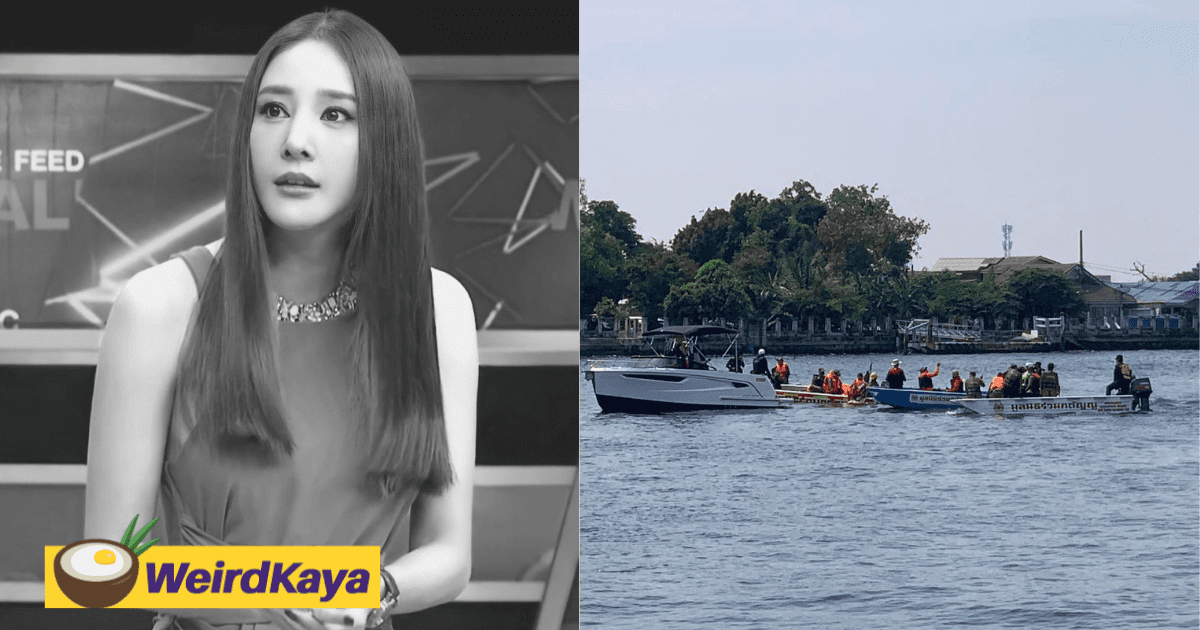 Thai TV star 'Tangmo' who fell from a speedboat 2 days ago found dead in river