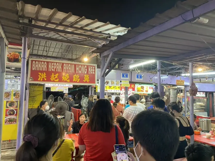 The queue at Hong Kee Dessert Kepong