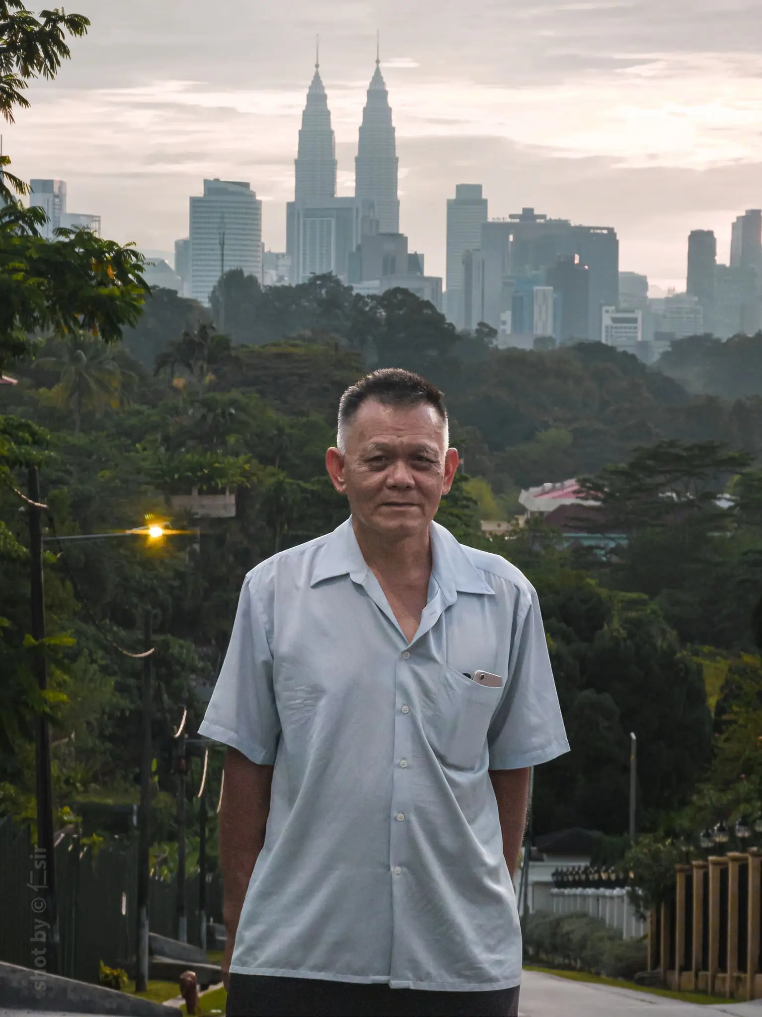 Uncle Lee at Bukit Tunku