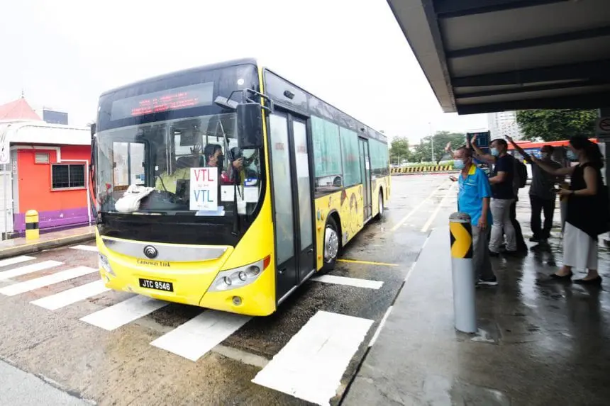 VTL Bus from Singapore to Malaysia