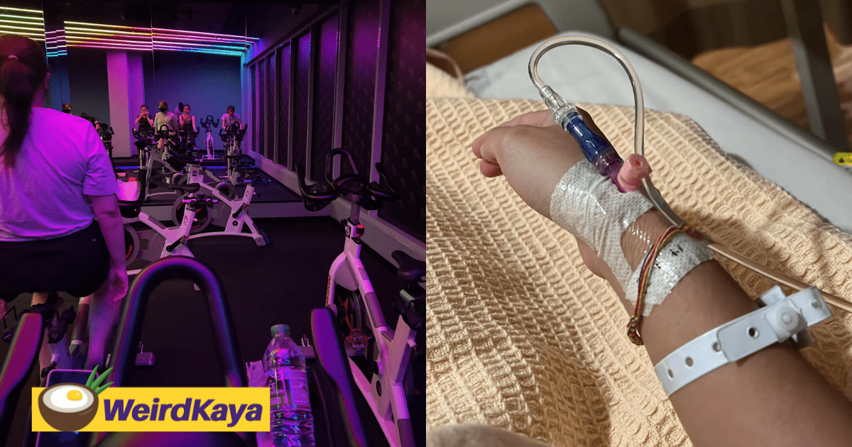 Woman lands herself in the hospital for six days after attending her first Flycycle class
