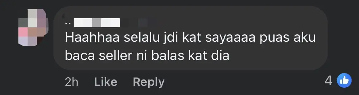 '1st Time Ke?!' — M'sian Online Seller Snaps At Man Who Ranted Over Order Being Sent 1 Day Later Than Expected comment 1