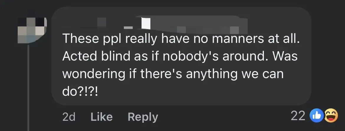 Woman Changes Her Son's Diapers In Full View Of Diners At SG Food Court comment 1