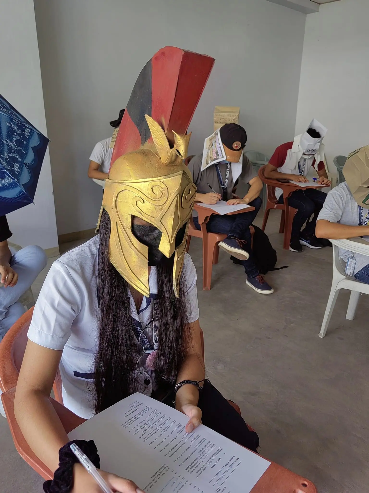 'anti-cheating' hats