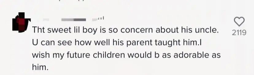 [VIDEO] Young Boy's Cute Way Of Showing Concern For Uncle Doing Rock Climbing Is Sure To Make You Go 'Awww'