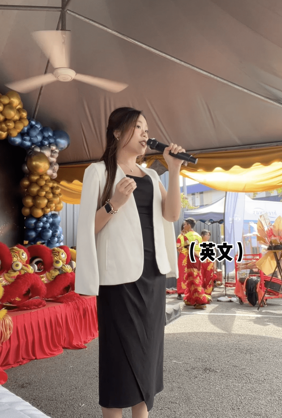 Ada speaking English