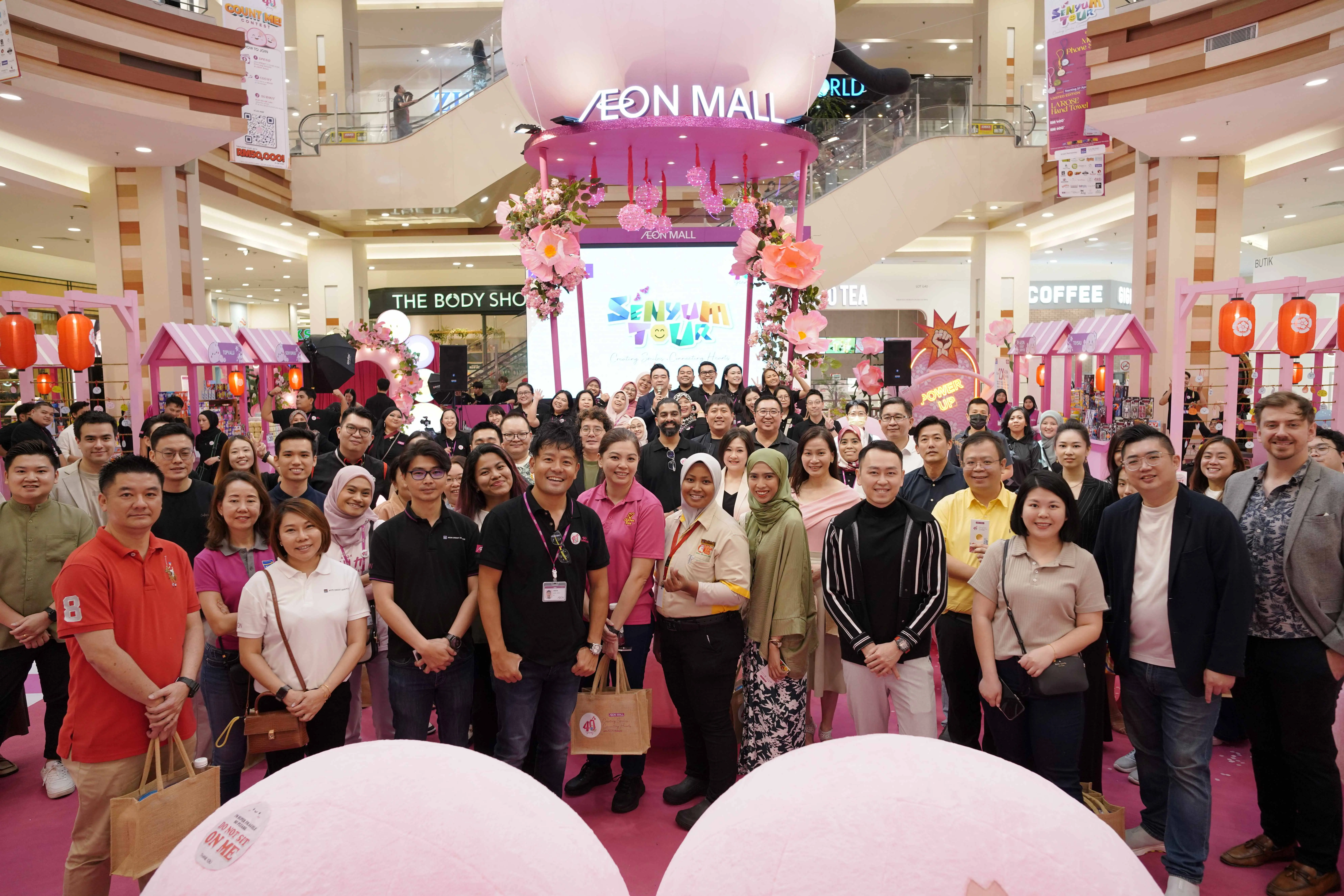 AEON Mall Bukit Tinggi first stop for AEON Senyum Tour roadshow.