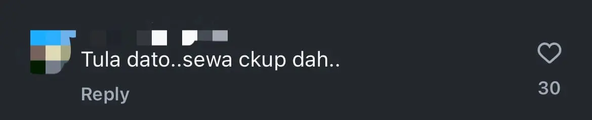 Aiff Syukri house netizen comment 1