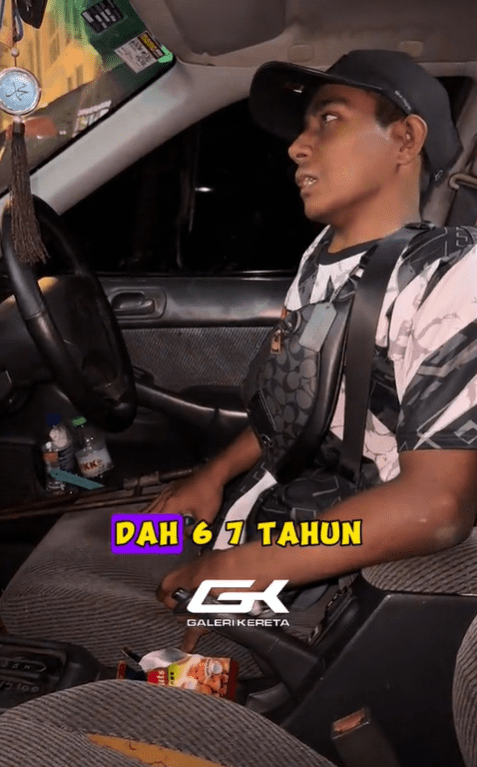 M'sian man Aiman says he's been driving for 7 years