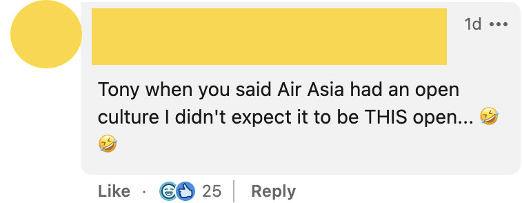 AirAsia Tony Fernandes meeting shirtless comment 02