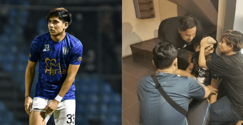 Akhyar Rashid after robbers attacked him