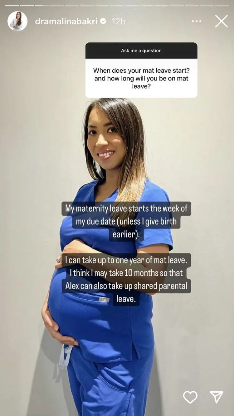 Can Take Up To 1 Year Of Maternity Leave, M'sians Are Jealous With Mom-to-Be Dr Amalina's Benefits In The UK!