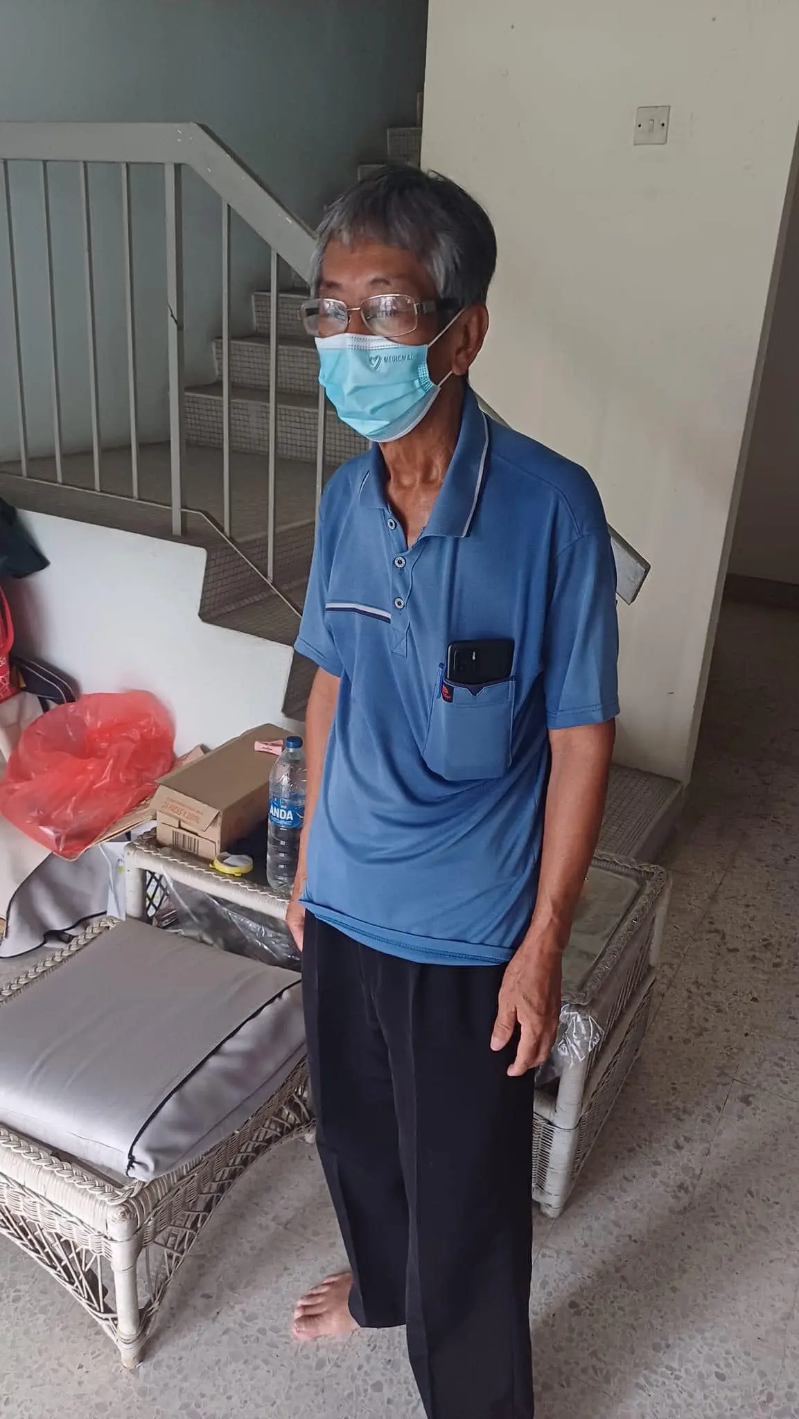 An Ge at his new house