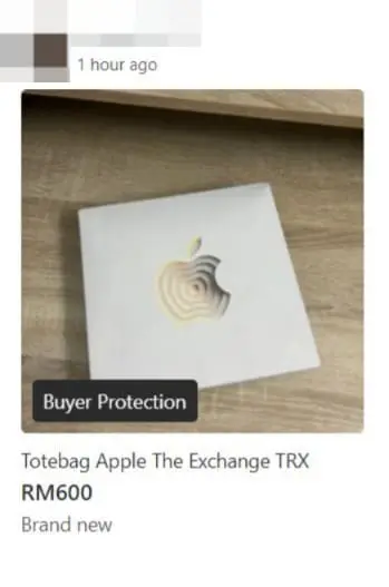 APPLE STORE TOTE BAG