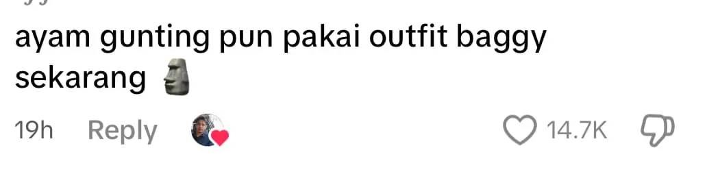 ayam gunting scam comment