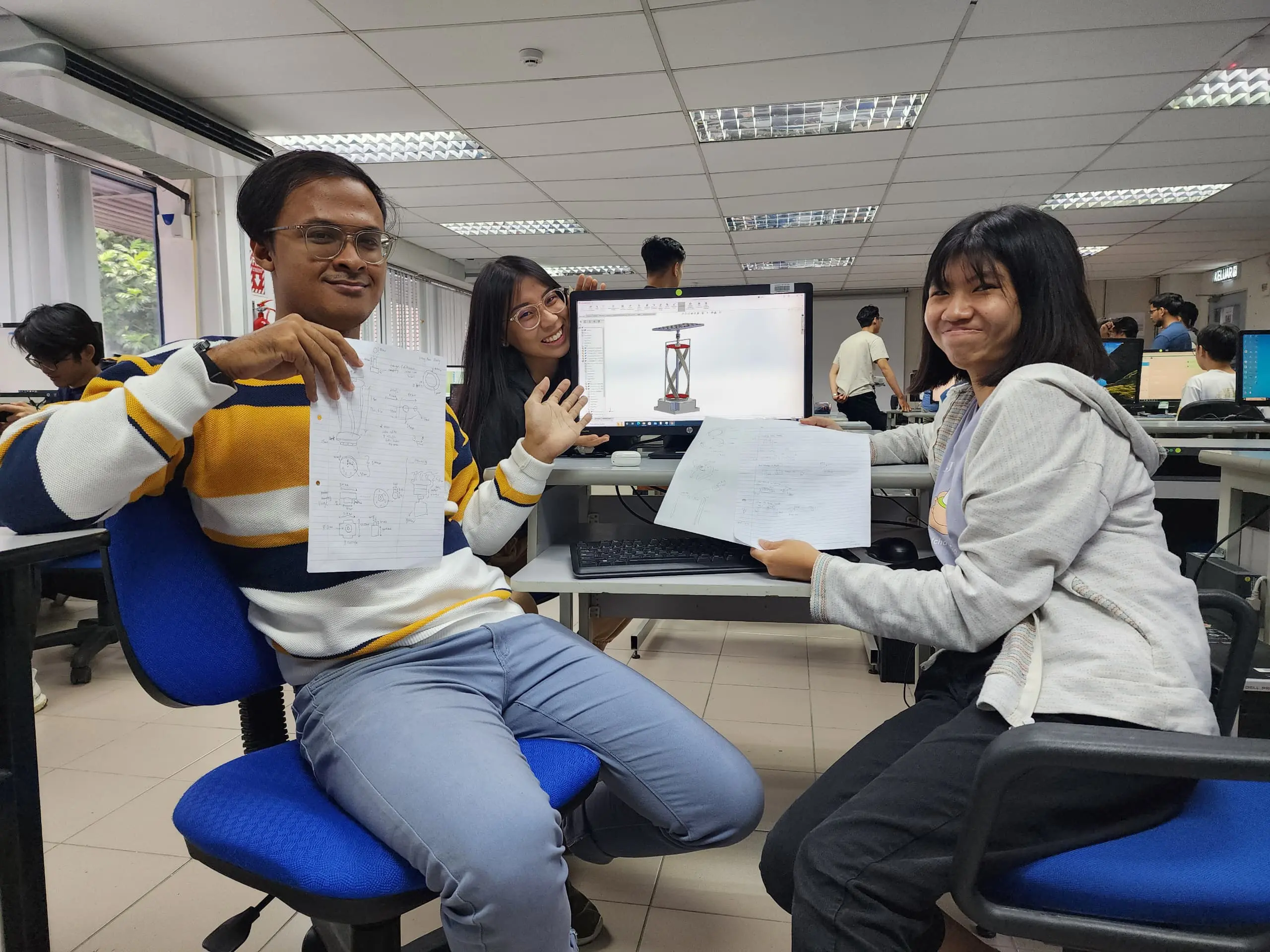 Aiman Danial and classmate