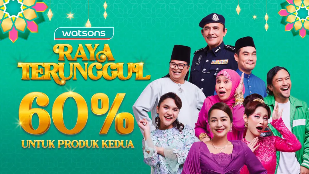 watsons raya 60% off 2nd purchase 2025