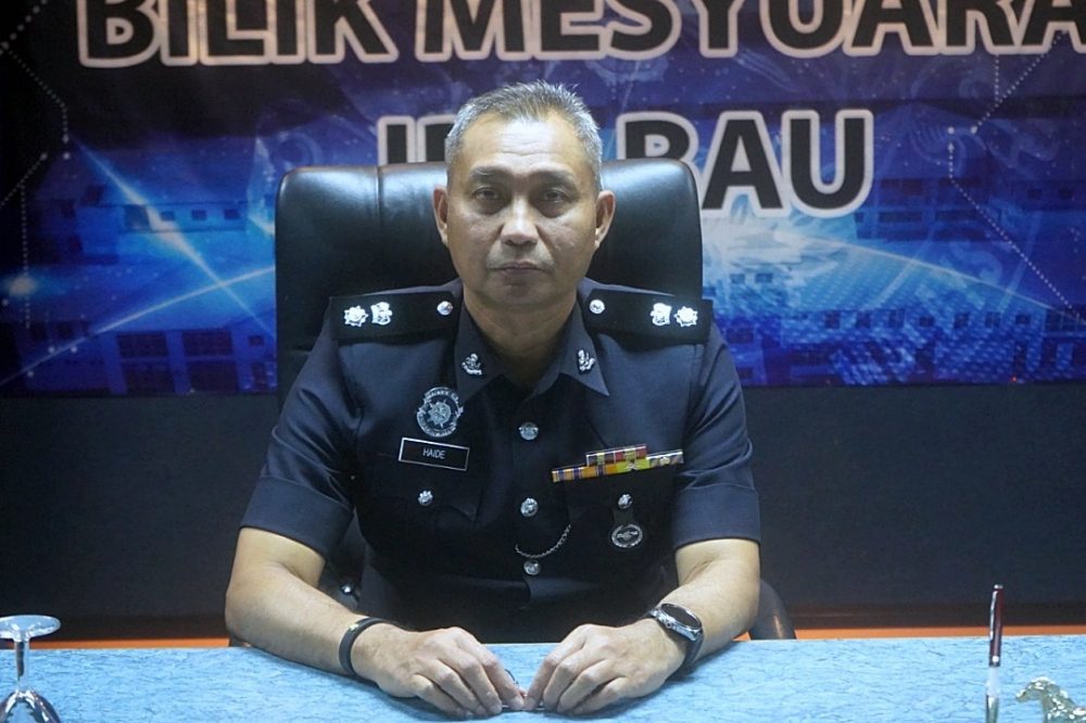 Bau district police chief Superintendent Mohd. Haide A. Rahman