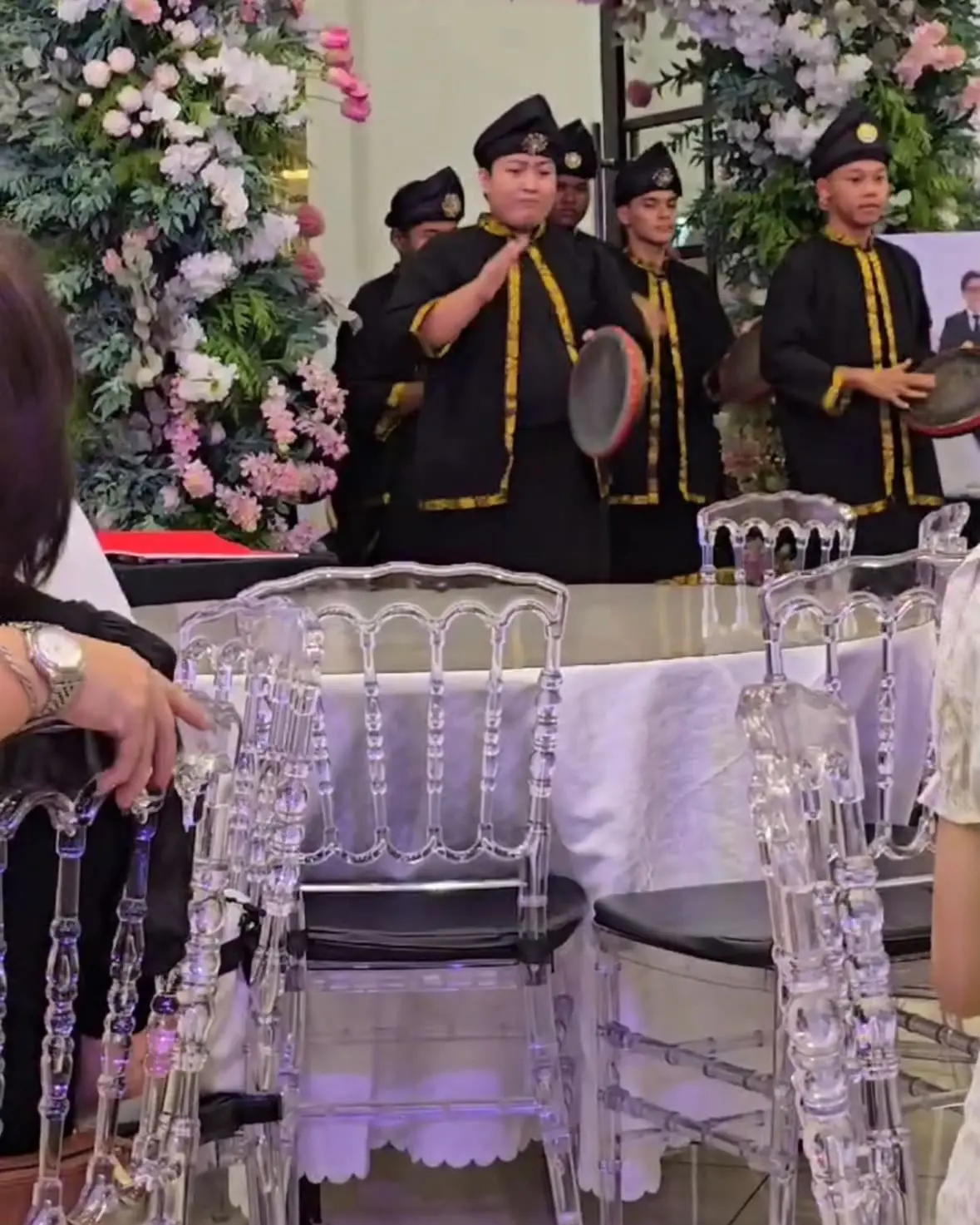 best men in traditional malay attire