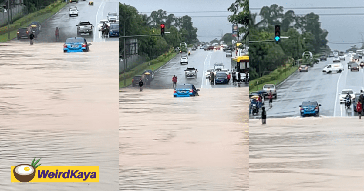 Bezza Floats Through Flood Like A Pro, Netizens Say Myvi’s Reign Is Over