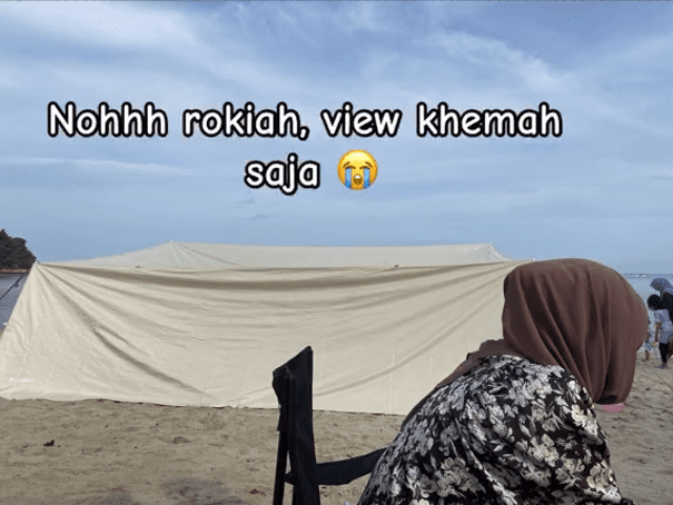 Big tent blocking view