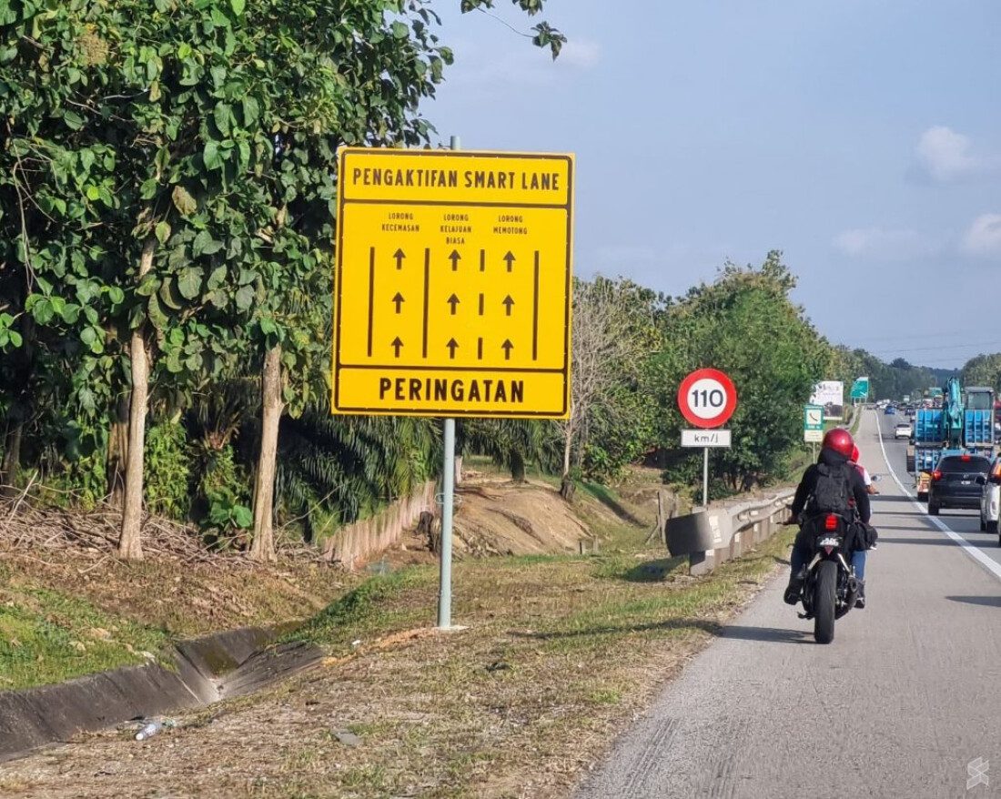 bike on emergency lane