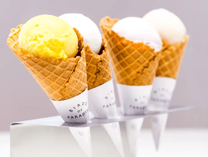 Birds of Paradise ice cream