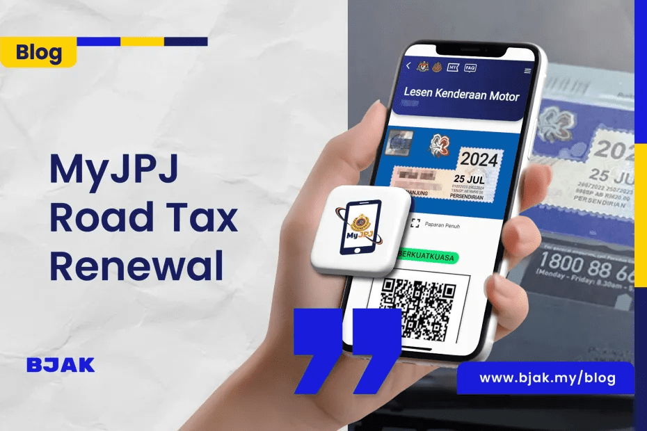 BJAK road tax renewal poster