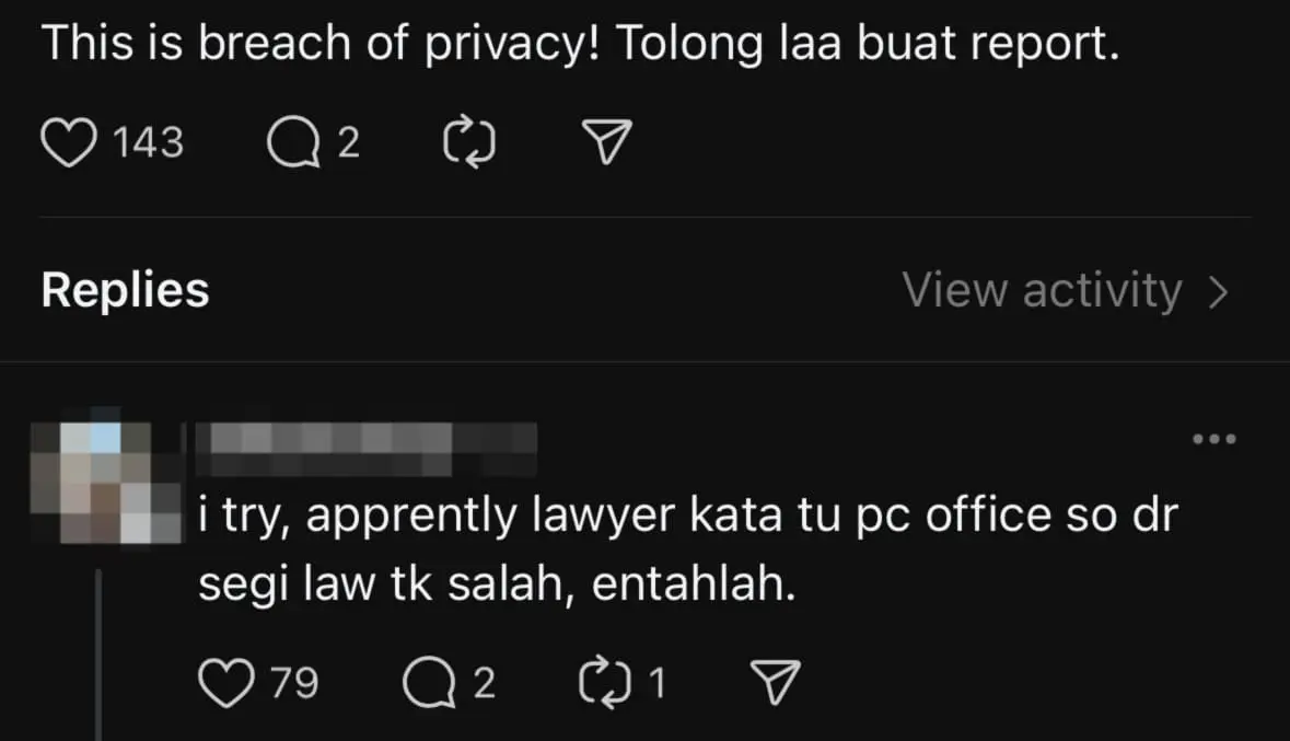 boss read staff private whatsapp text - comment