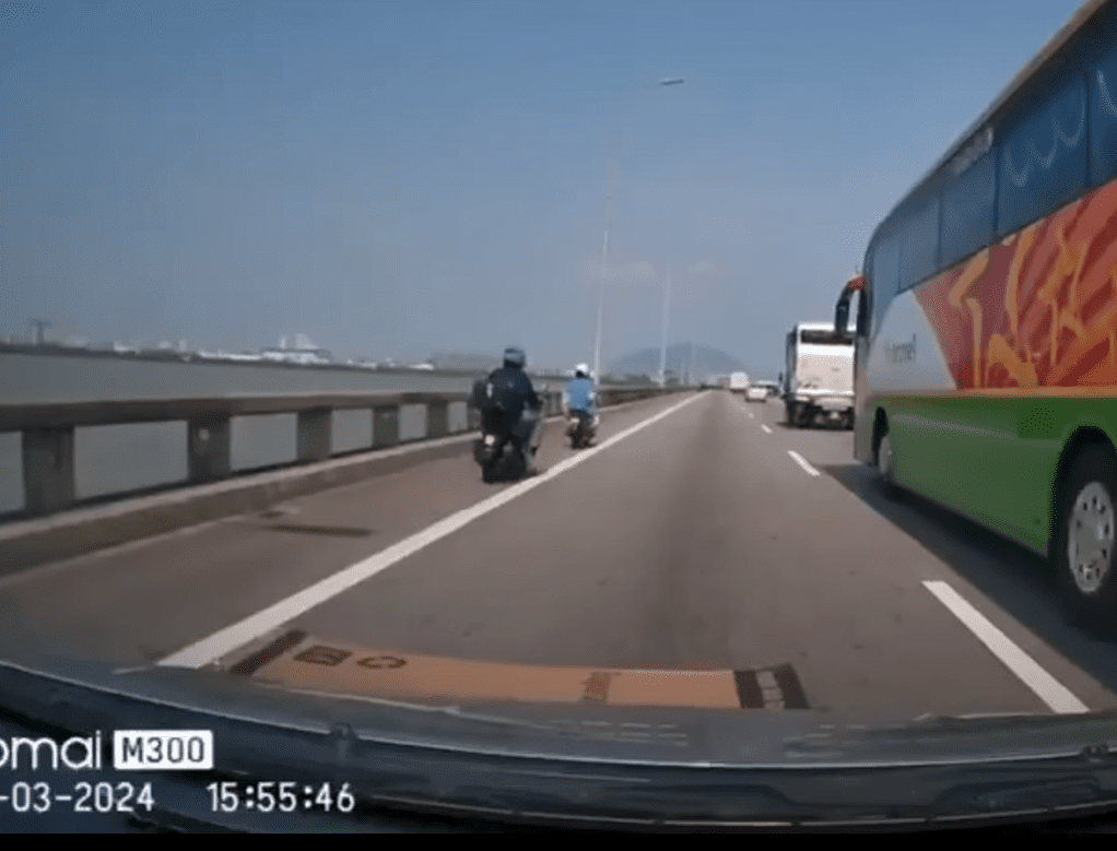 box stuck infront of car