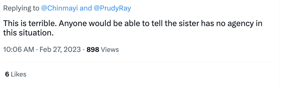 Bride Passes Away During Wedding, Sister Steps In To Replace Her So Wedding Can Go On comment 03