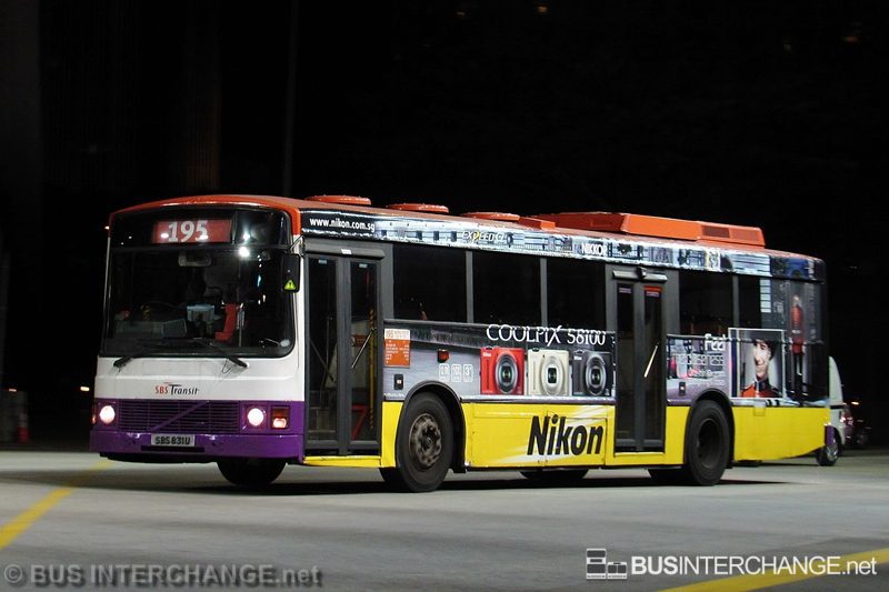 Bus 195 in Singapore