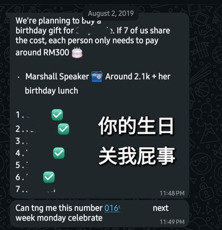 Buying gift for office crush