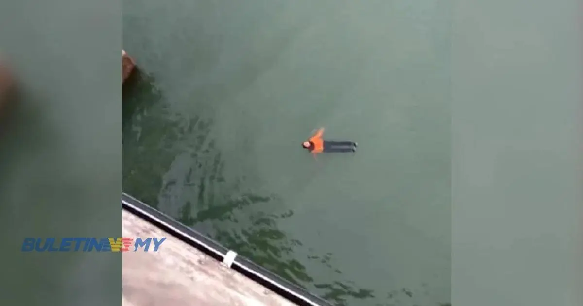 After jumping off the Penang Bridge, a 15-year-old M'sian girl was seen floating.